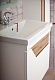 Бриклаер Мебель для ванной Брайтон 80 (Фостер) белая матовая/дуб кера – фотография-27